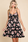 Explore More Collection - Culture Code Full Size Floral Frill Cami Dress