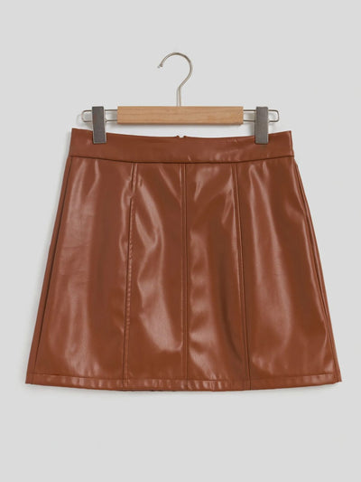 Explore More Collection - Mini Skirt with Zipper