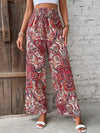 Explore More Collection - Printed Wide Leg Pants