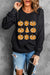 Explore More Collection - Pumpkin Round Neck Long Sleeve Sweatshirt