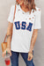 Explore More Collection - USA Round Neck Short Sleeve T-Shirt