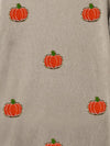 Explore More Collection - Pumpkin Round Neck Long Sleeve Sweatshirt