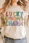 Explore More Collection - LUCKY CHARM Graphic Sweatshirt