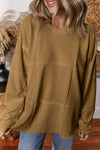 Explore More Collection - Round Neck Long Sleeve Sweatshirt