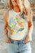 Explore More Collection - Flower Round Neck Tank