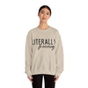 Explore More Collection - Literally Freezing Unisex Heavy Blend™ Crewneck Sweatshirt