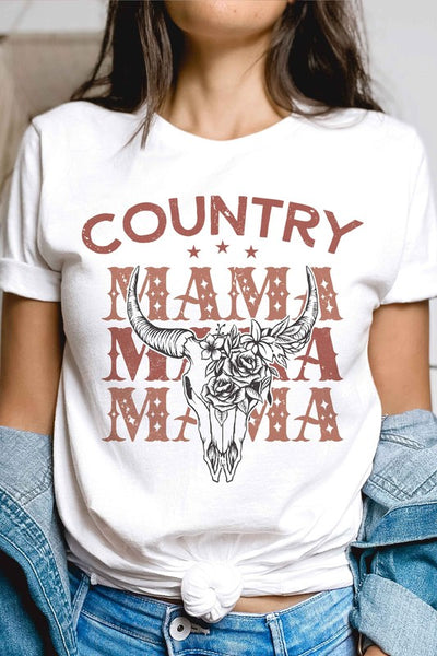 Explore More Collection - COUNTRY MAMA Graphic T-Shirt