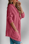 Explore More Collection - Double Take Pocketed Open Front Long Sleeve Cardigan