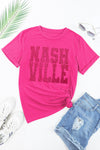 Explore More Collection - NASHVILLE Round Neck Short Sleeve T-Shirt