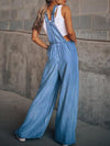 Explore More Collection - Wide Leg Denim Overalls