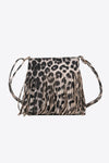 Explore More Collection - Adored PU Leather Crossbody Bag with Fringe