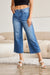 Explore More Collection - Judy Blue Full Size Braid Side Detail Wide Leg Jeans