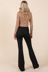 Explore More Collection - Mittoshop Stretchy Soft Elastic Waist Flare Pants