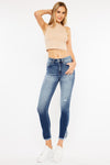 Allie - A Pair o Gemma High Rise Ankle Jeans