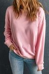 Explore More Collection - Round Neck Dropped Shoulder Sweatshirt