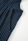 Explore More Collection - Plaid Wide Strap Wide Leg Overalls