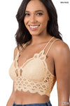 Explore More Collection - CROCHET LACE BRALETTE WITH BRA PADS