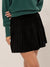 Explore More Collection - HYFVE High Waist Knit Pleated Flare Mini Skirt