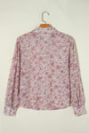 Explore More Collection - Printed Collared Neck Long Sleeve Shirt