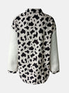 Explore More Collection - Fuzzy Button Up Long Sleeve Jacket