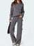 Explore More Collection - Long Sleeve Hooded Top and Pants Sweater Set