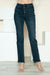 Explore More Collection - Judy Blue Full Size Button Fly Hem Destroy Straight Jeans