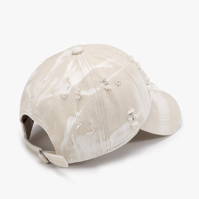 Explore More Collection - Distressed Adjustable Cotton Baseball Cap