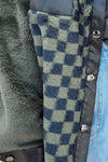 Explore More Collection - Pocketed Checkered Collared Neck Jacket