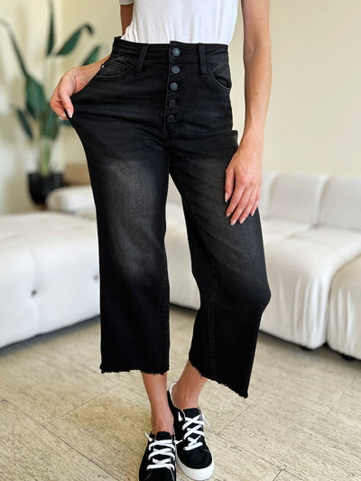 Explore More Collection - Judy Blue Full Size High Waist Button Fly Jeans