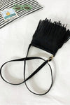 Explore More Collection - Adored PU Leather Crossbody Bag with Fringe