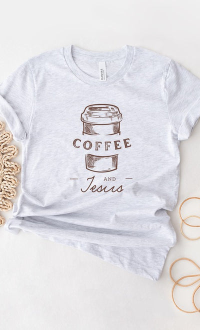 Explore More Collection - Coffee and Jesus Graphic Tee