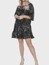 Explore More Collection - Full Size Sequin Round Neck Half Sleeve Mini Dress