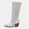 Explore More Collection - Point Toe Block Heel Boots