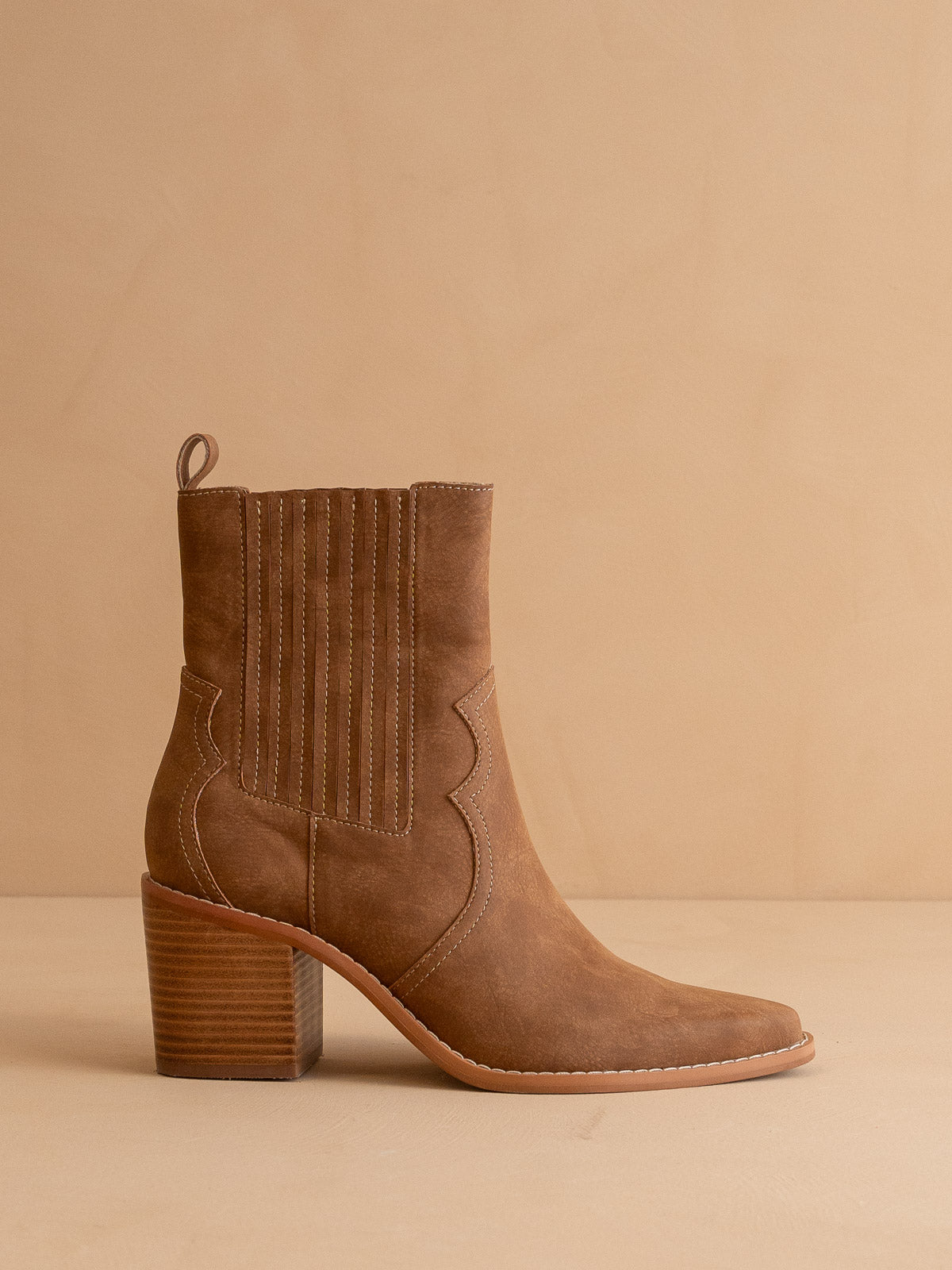 Explore More Collection - The Addison | Brown Perfectly Paneled Western Cowgirl Boot