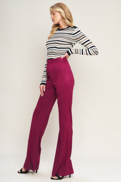 Explore More Collection - BREEZY BEAUTY SUEDE PANTS