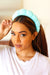 Explore More Collection - Seafoam Terry Cloth Skincare Headband