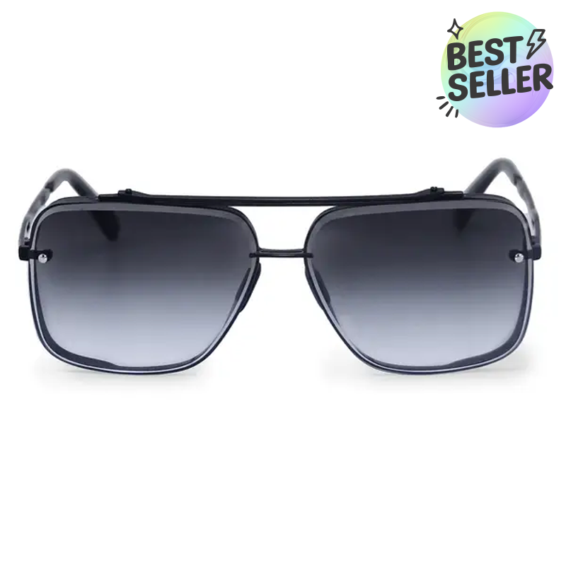 Bella Midnight - Tangle Free Aviator Sunglasses