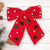 Embellished Christmas Bow Barrette