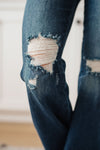 Explore More Collection - Cassandra High Rise Control Top Distressed Flare Jeans