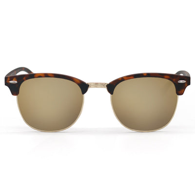 The Masters – Mirrored Brown Clubmaster Sunglasses
