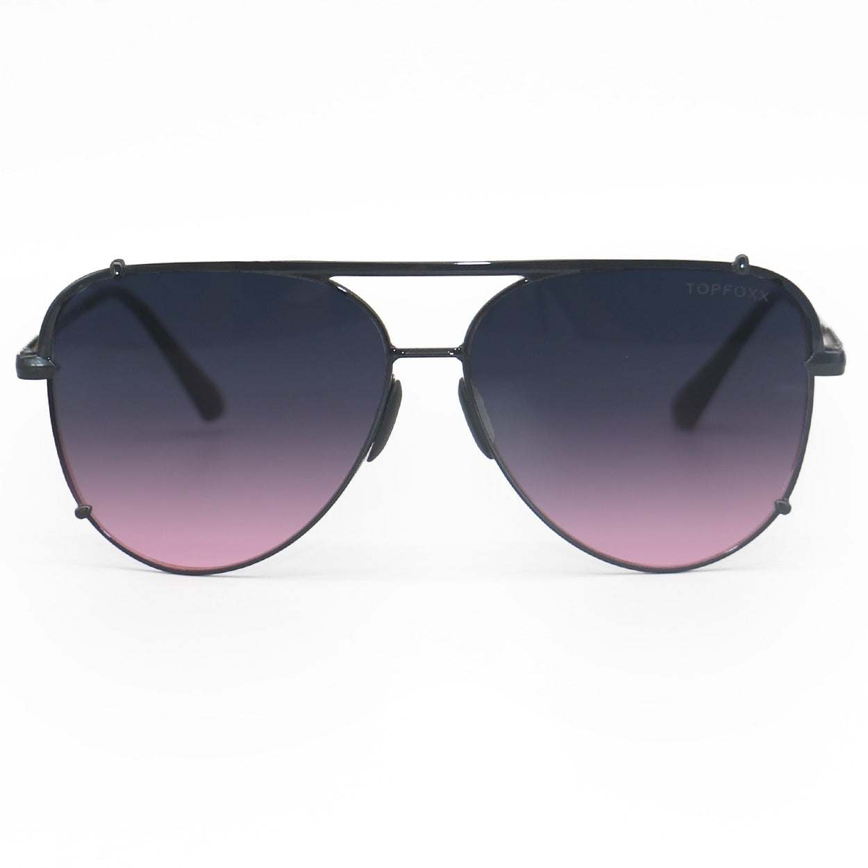 Explore More Collection - Cristina - Tangle Free - Faded Purple & Pink Aviator Sunglasses