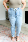 Explore More Collection - Cooper High Rise Vintage Denim Jogger