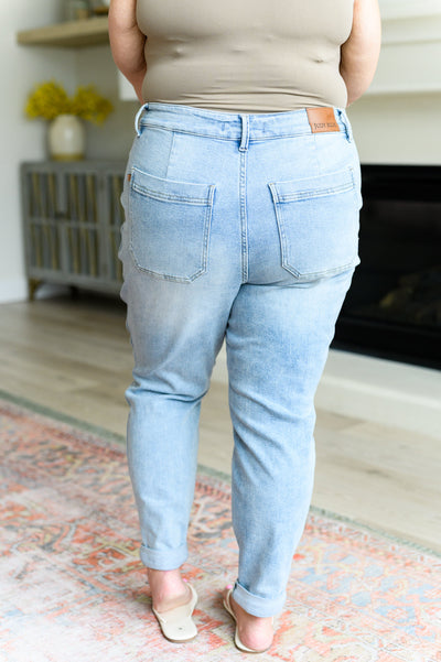 Explore More Collection - Cooper High Rise Vintage Denim Jogger