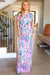 Explore More Collection - Diva Dreams Fuchsia Floral Print Maxi Dress