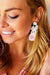 Explore More Collection - Easter Bunny Beaded Dangle Earrings