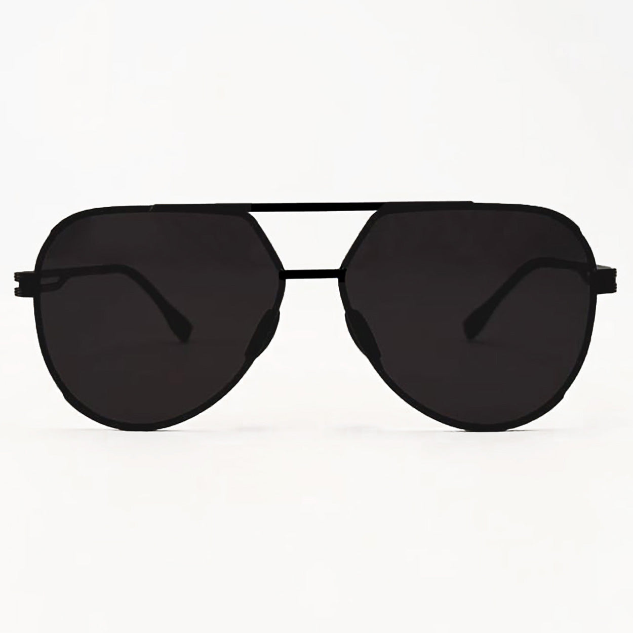 Explore More Collection - Untangled x Emily - Tangle Free - Black Aviator Sunglasses