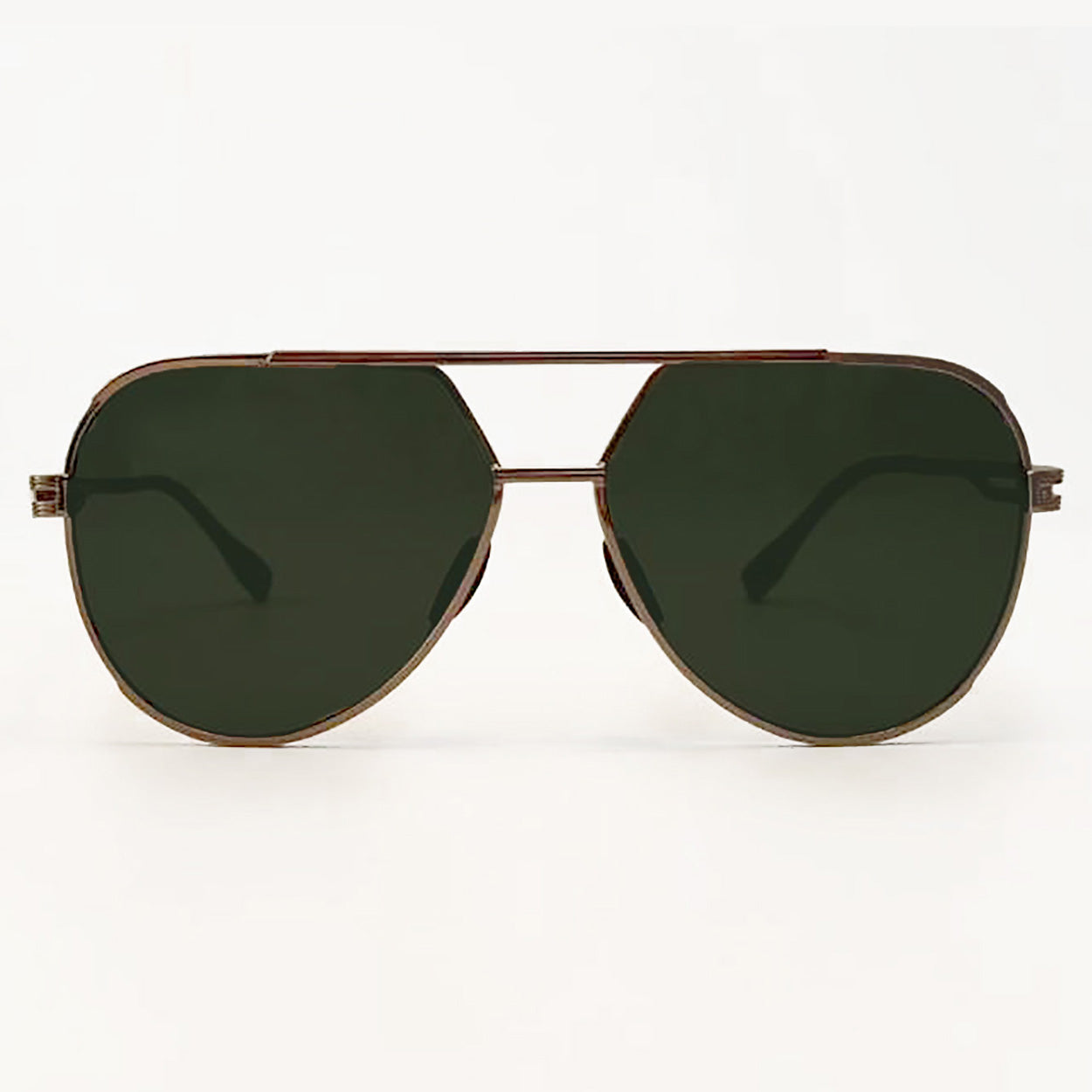 Explore More Collection - Untangled x Emily - Tangle Free - Olive Aviator Sunglasses
