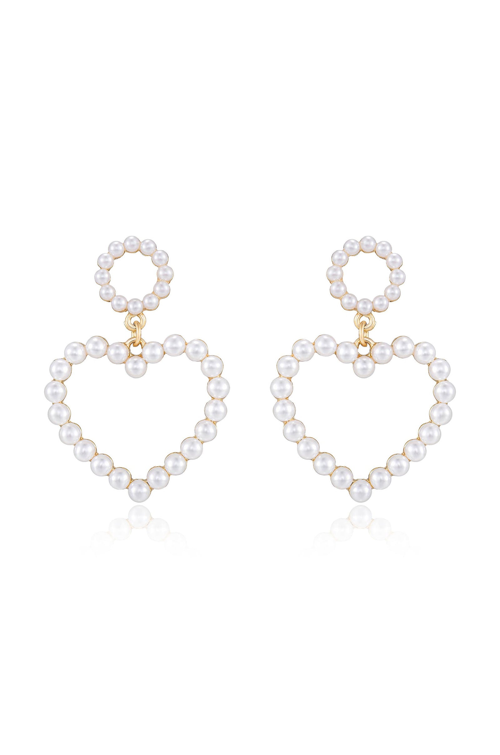 Explore More Collection - Loving Pearl Heart & Earrings