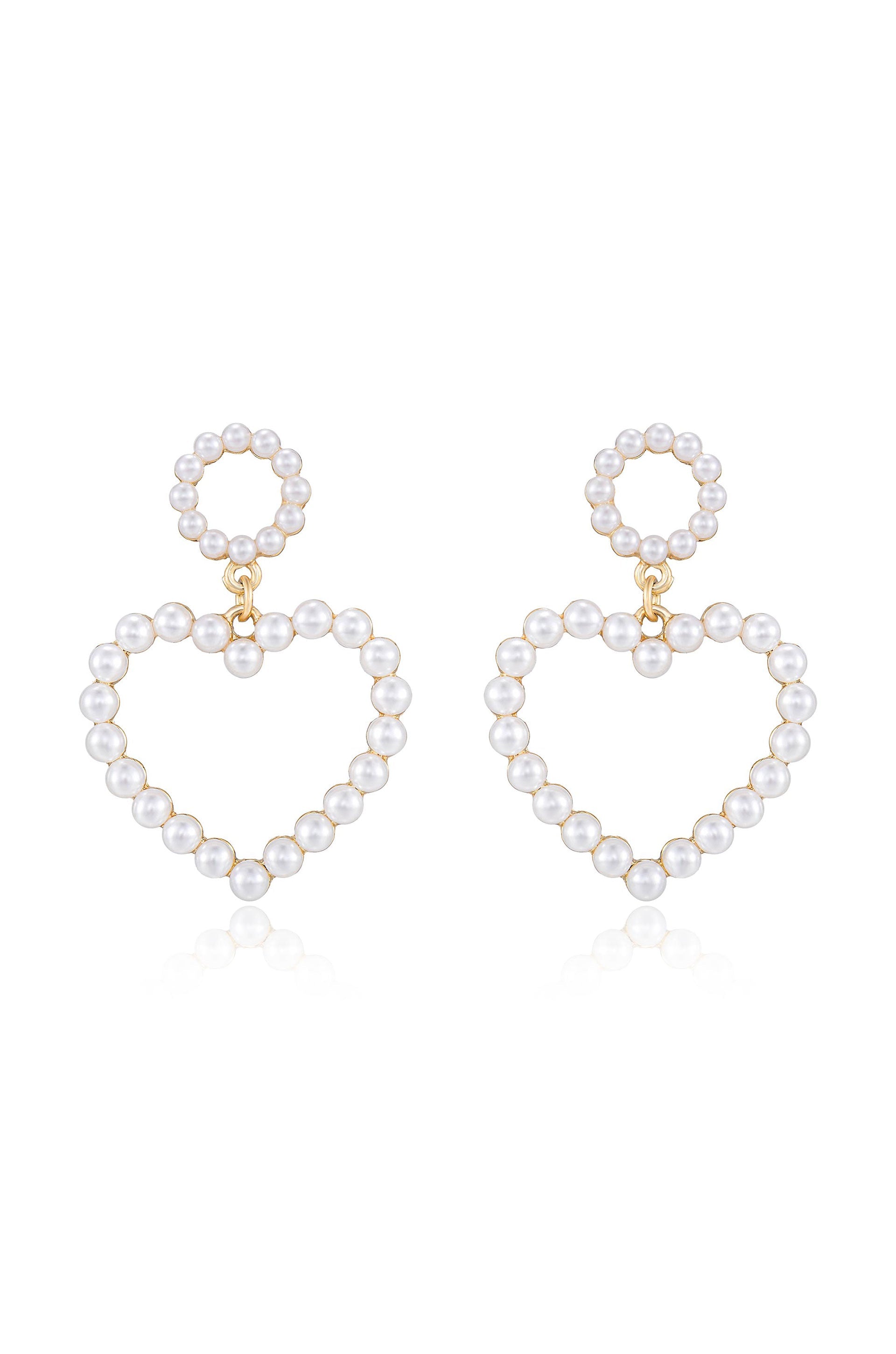 Explore More Collection - Loving Pearl Heart & Earrings