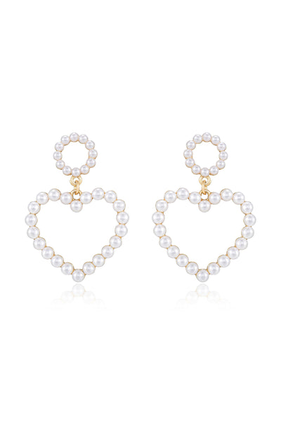 Explore More Collection - Loving Pearl Heart & Earrings